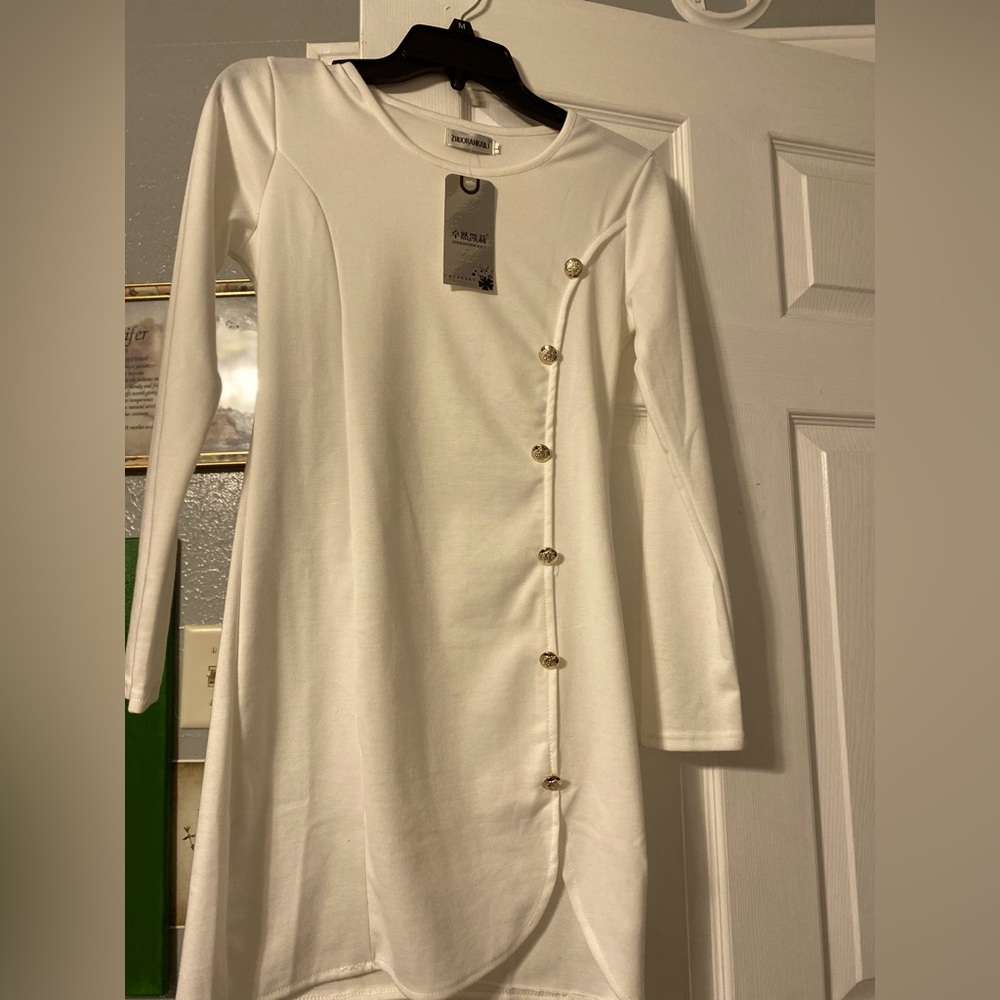 zhuorankaili white dress